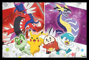 Pokemon Group Sparkle Poster