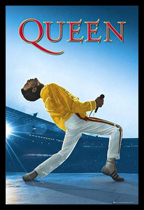 Queen Freddie Wembley Poster