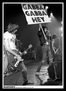 Ramones, The [eu] - Gabba Gabba Hey 1977 Poster