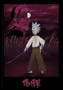 Rick and Morty - Samurai Rick Poster
