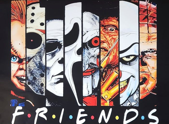 Slasher Horror Friends Poster