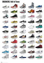 Load image into Gallery viewer, Sneakers Evolution Poster

