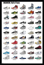 Load image into Gallery viewer, Sneakers Evolution Poster
