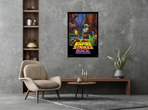 Star Wars Empire Strikes Back Neon Poster
