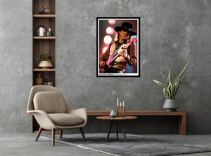 Stevie Ray Vaughan [eu] - Capitol Theater 1985 Poster