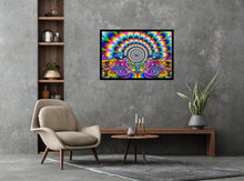 Load image into Gallery viewer, Trippy Hippie Fractal Poster
