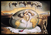 Load image into Gallery viewer, Dali Birth of Man Poster - Black
