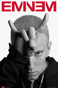 Eminem Horns Poster - Rolled