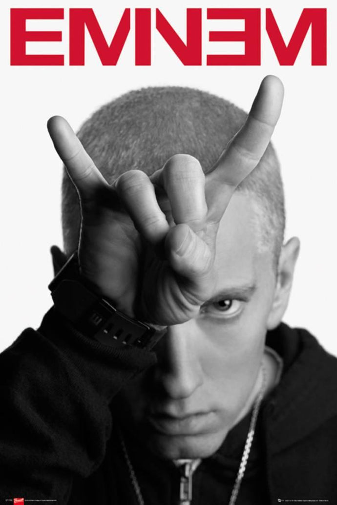 Eminem Horns Poster - Rolled