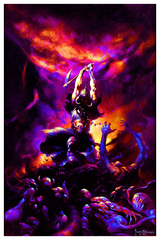 Death Dealer 2 Black Light Poster - Rolled