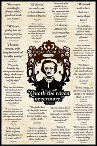 Poe Quoth of Raven Poster