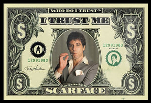 Scarface - Money Poster - Black