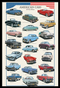 American Cars of the Fifties - Black