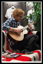 Load image into Gallery viewer, Ed Sheeran Guitar Poster - Black
