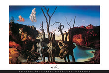 Load image into Gallery viewer, Dali Swans Reflecting Elephants
