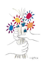 Load image into Gallery viewer, Picasso Petite Fleurs - Hand With Flowers
