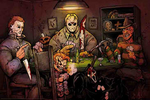 Slashers Playing Poker