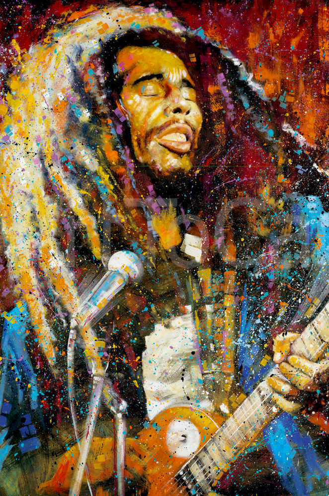 Bob Marley - Paint Splash