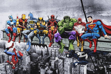 Load image into Gallery viewer, Superheroes Lunch on a Skyscraper

