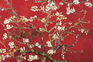 Van Gogh Almond Blossoms (Red)
