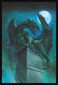 Awakening Gargoyle Dragon Poster - Mall Art Store