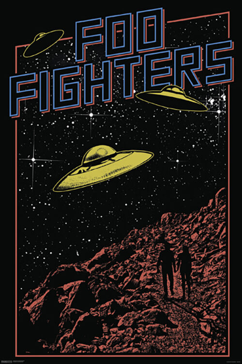 Foo Fighters UFO Poster - Mall Art Store