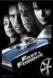 Fast & Furious 4 Poster - Black