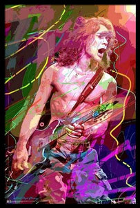 Eddie Van Halen Jump Poster - Mall Art Store