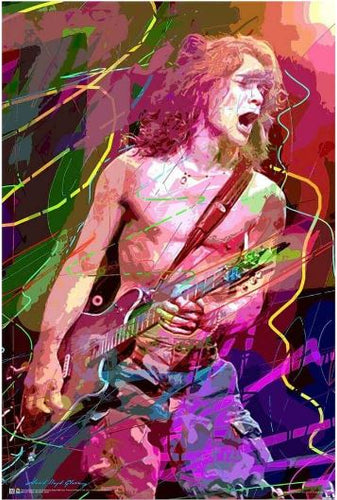 Eddie Van Halen Jump Poster - Mall Art Store