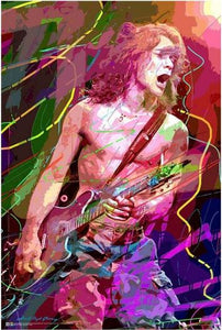Eddie Van Halen Jump Poster - Mall Art Store