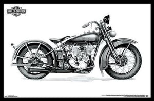 Harley Davidson Twin-Cam Poster - Black