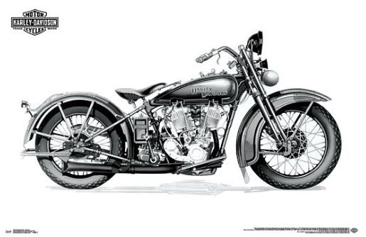 Harley Davidson Twin-Cam Poster - Rolled