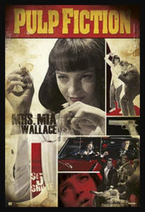 Pulp Fiction Mia Wallace Poster - Mall Art Store