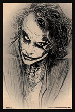 Load image into Gallery viewer, Dark Night Joker Sketch Poster - Mall Art Store
