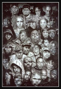 Hip Hop Heroes Poster - Mall Art Store