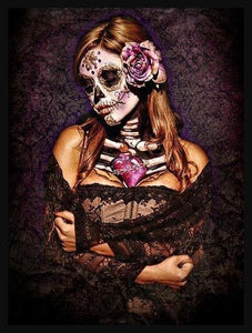 Day of the Dead Lace Poster - Mall Art Store