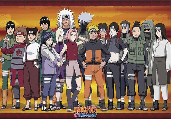 Naruto Konosha Ninjas Poster
