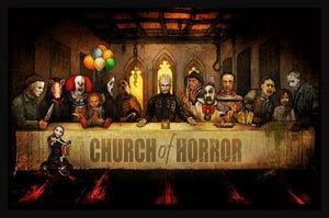 Church of Horror Poster - Mall Art Store