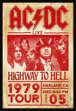 Load image into Gallery viewer, AC/DC - 1979 Tour Poster
