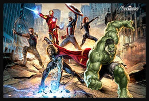 Avengers Strike Poster - Mall Art Store