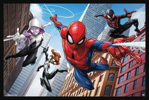 Spider Man Web Heroes Poster - Mall Art Store