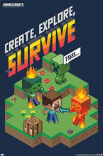 Load image into Gallery viewer, Minecraft-Create, Explore, Survive 2
