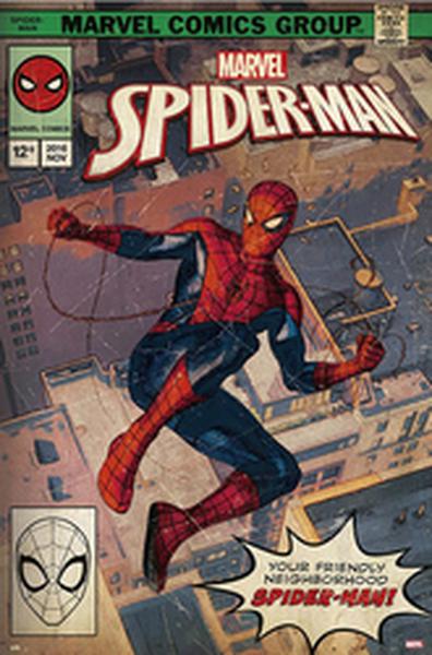 Spiderman Comic Cover Poster