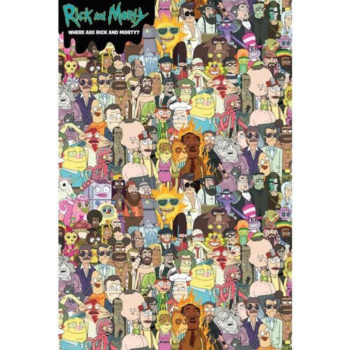Rick and Morty - Where's Rick and Morty Poster