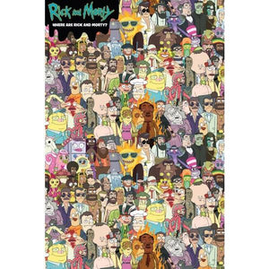 Rick and Morty - Where's Rick and Morty Poster