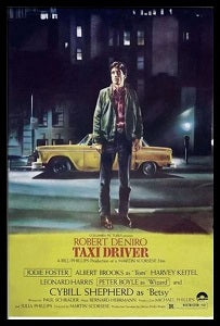Taxi Driver Poster - Black