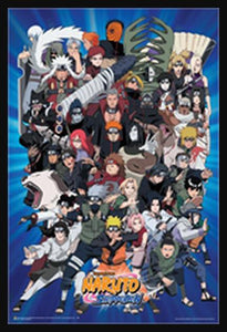 Naruto Characters Poster - Mall Art Store