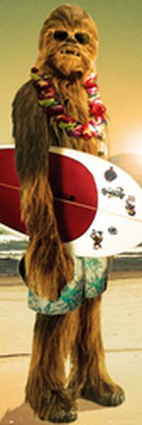 Star Wars - Chewy Surf Door Poster