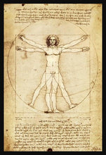 Load image into Gallery viewer, Da Vinci Vitruvian Man Poster - Mall Art Store
