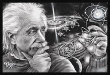 Load image into Gallery viewer, Albert Einstein Quazar Poster - Mall Art Store
